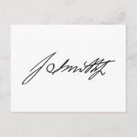 Firma del autógrafo del profeta Mormón José Smith