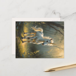Postal First Light Kin Unicorn Postcard