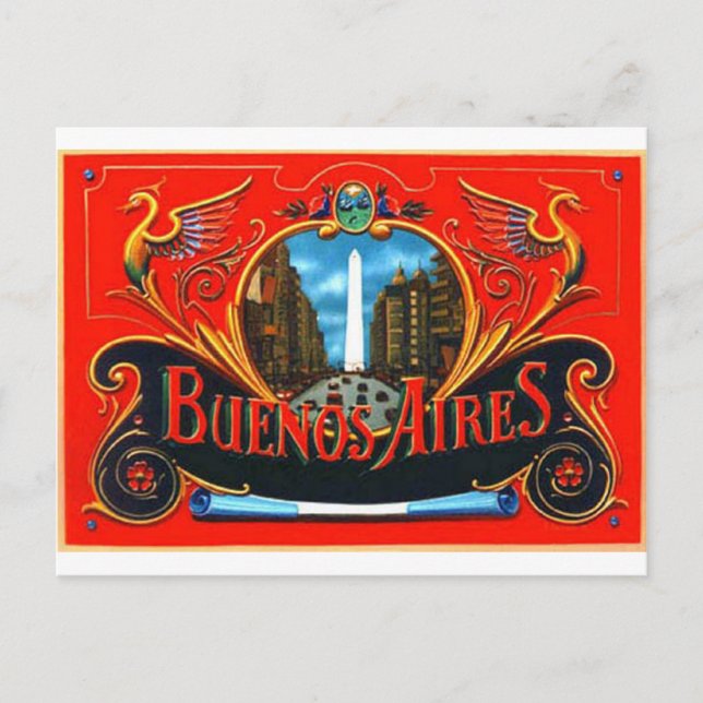 Postal Firuleta de Obelisco (Anverso)