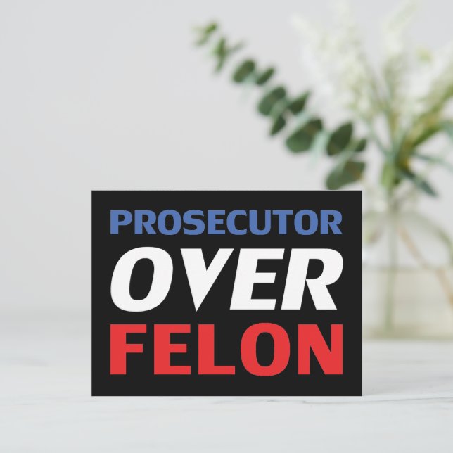 Postal Fiscal sobre negro blanco rojo Felon (Anverso de pie)