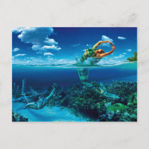 Postal Fische - Postkarte