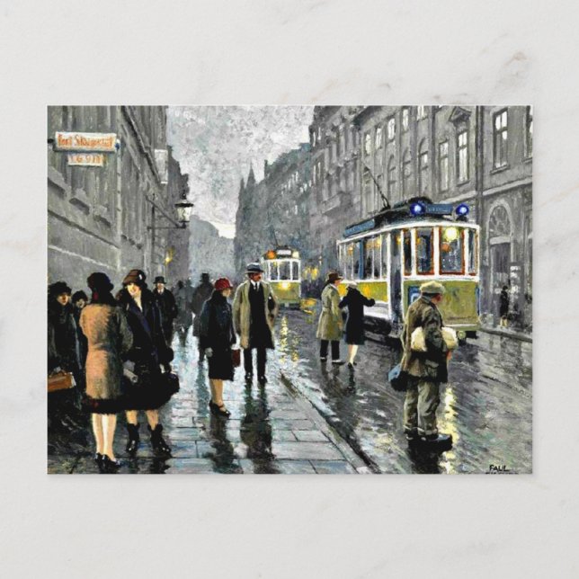 Postal Fischer - Bredgade, Copenhague (Anverso)