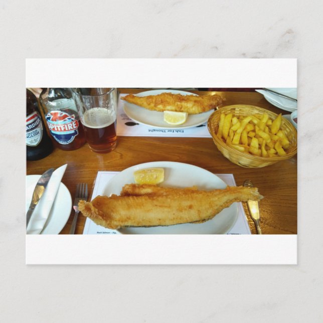 Postal Fish and chips (Anverso)