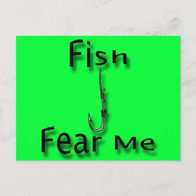 Postal Fish Fear Me (Anverso)