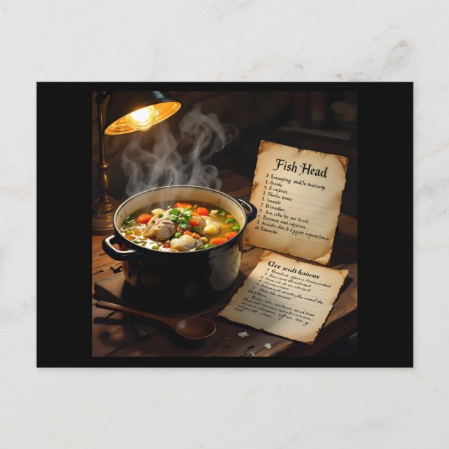 Postal Fish head soup caribbean (Anverso)