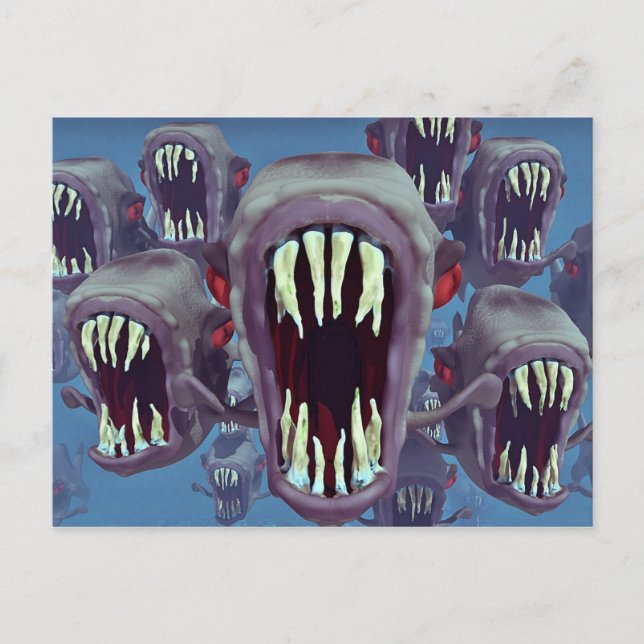Postal Fish Horror Fantasy Gothic (Anverso)