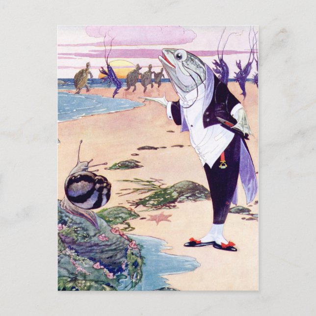 Postal Fish Maitre'D en Lobster Quadrille (Anverso)