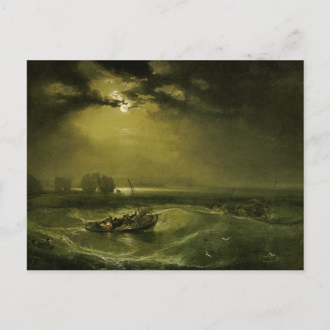 Postal Fisherman at Sea by William Turner (Anverso)