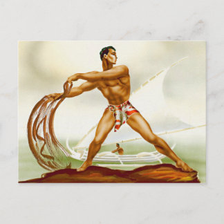 Postal Fisherman de la red hawaiana