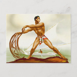 Postal Fisherman de la red hawaiana