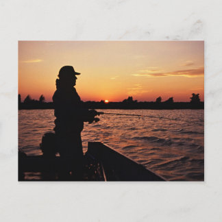 Postal Fisherman Sunset