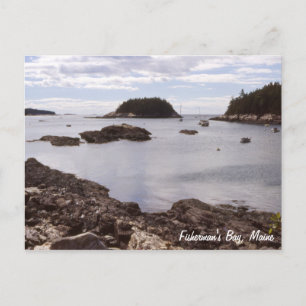 Postal Fisherman's Bay Maine