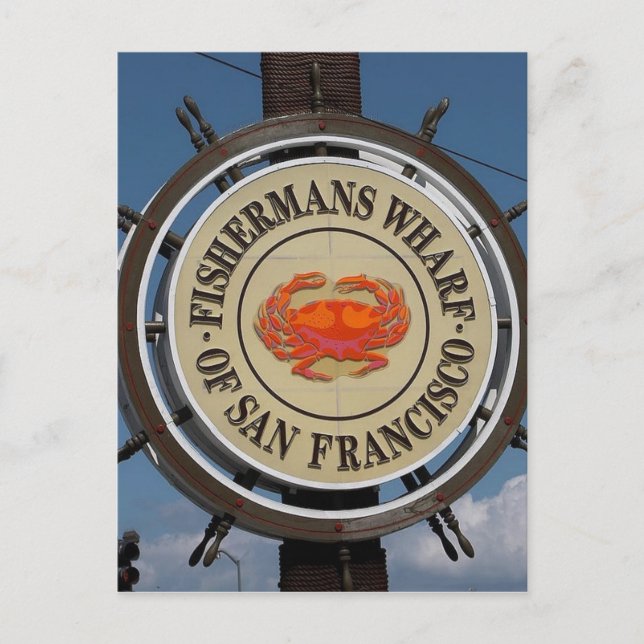 Postal Fisherman's Wharf San Francisco (Anverso)