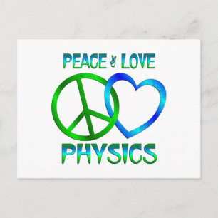 Postal FÍSICA De Amor Por La Paz