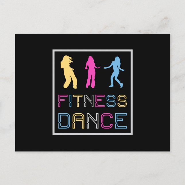 Postal Fitness Dance Gym Dancing Workout Sport Gift Idea (Anverso)