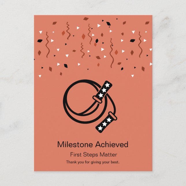 Postal Fitness Gracias Por Darle La Mejor Postcarta (Anverso)