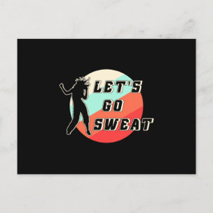 Postal Fitness Gym Dance Dancing Workout Sport Gift Idea