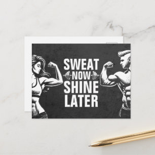 Postal Fitness Gym Formación Formación de cuerpo Motivaci