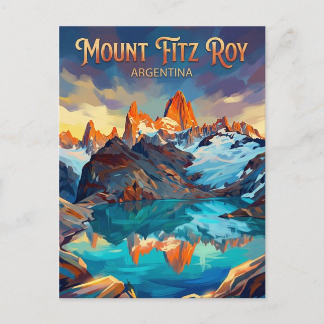Postal Fitz Roy Trek Argentina (Anverso)