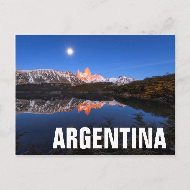 Postal Fitz Roy'S Reflection (Anverso)