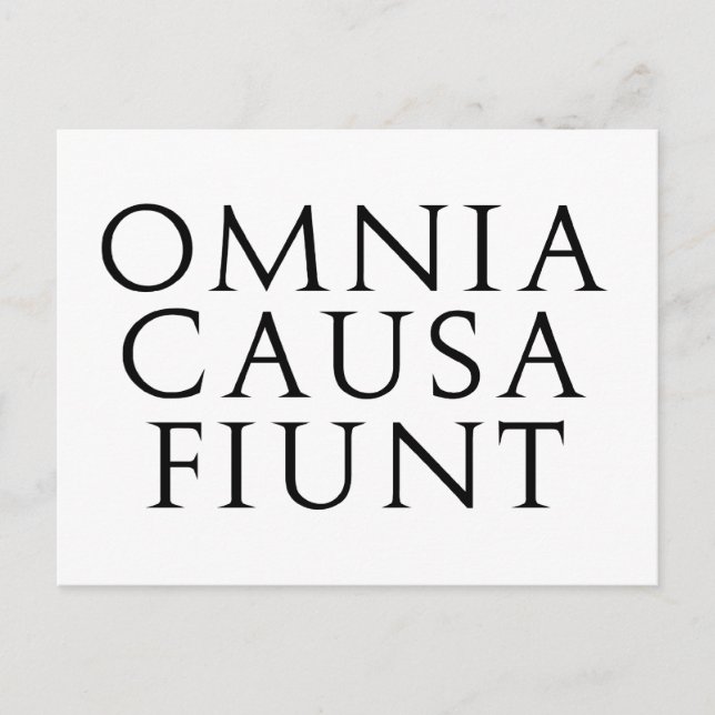 Postal Fiunt de Omnia (Anverso)