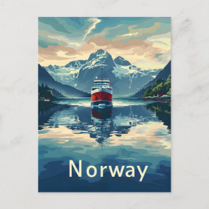 Postal Fjord de Noruega