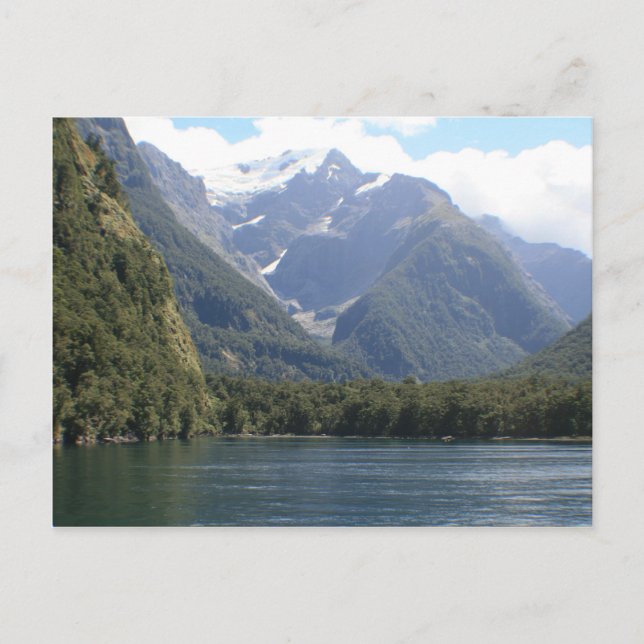 Postal Fjordlands, Nueva Zelandia (Anverso)