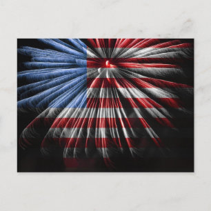 Postal FlagFireworks
