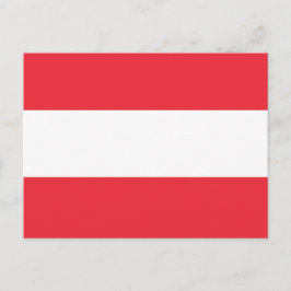 Postal Flagge Österreich Postkarte