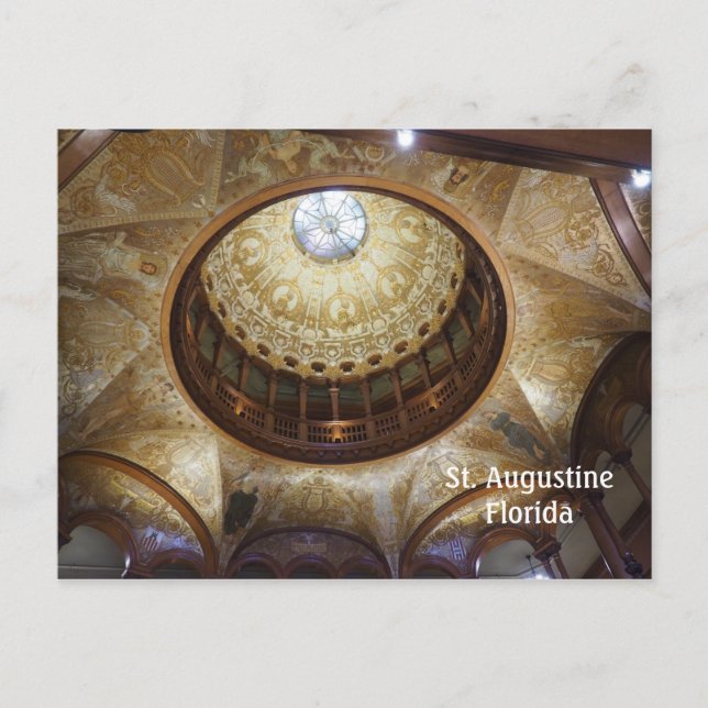 Postal Flagler College en St. Augustine Florida (Anverso)