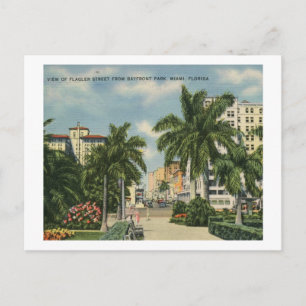 Postal Flagler St, Miami, Florida Vintage