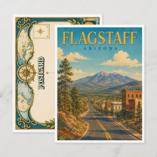 Postal Flagstaff Arizona Ruta 66 GeoSaga