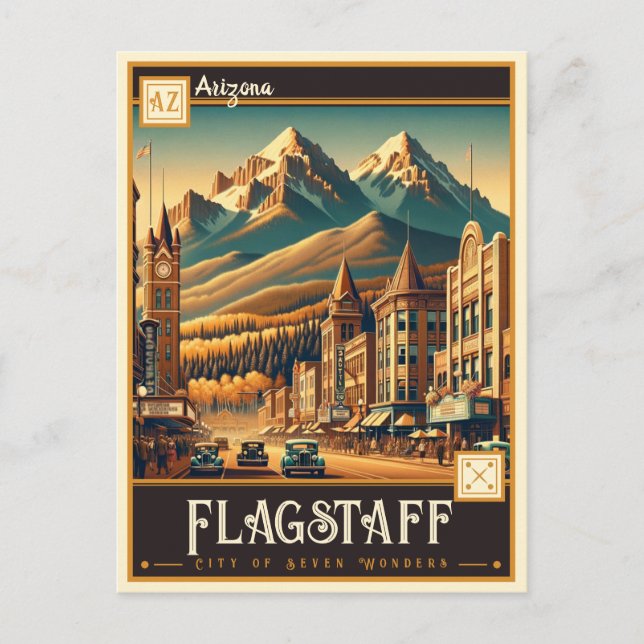 Postal Flagstaff, Arizona | Vintage (Anverso)
