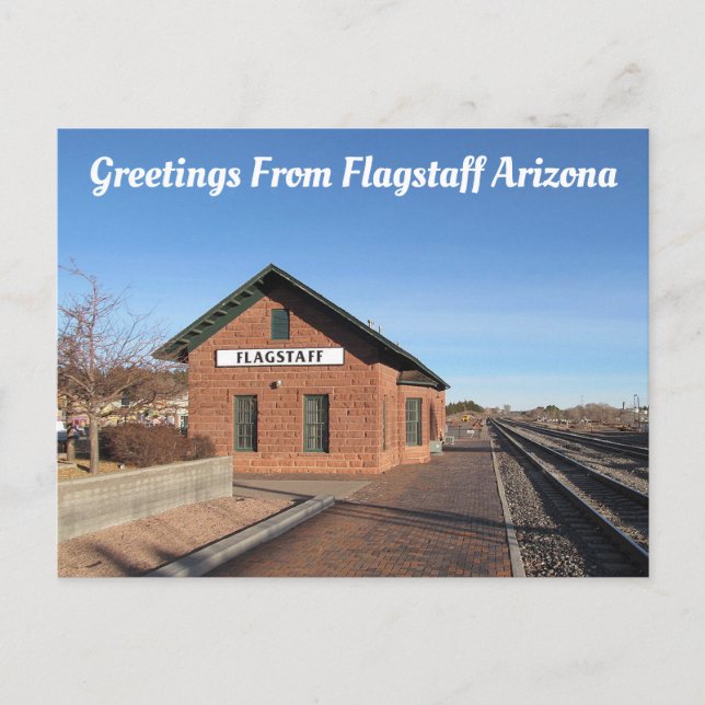 Postal Flagstaff "Old Depot" Arizona (Anverso)