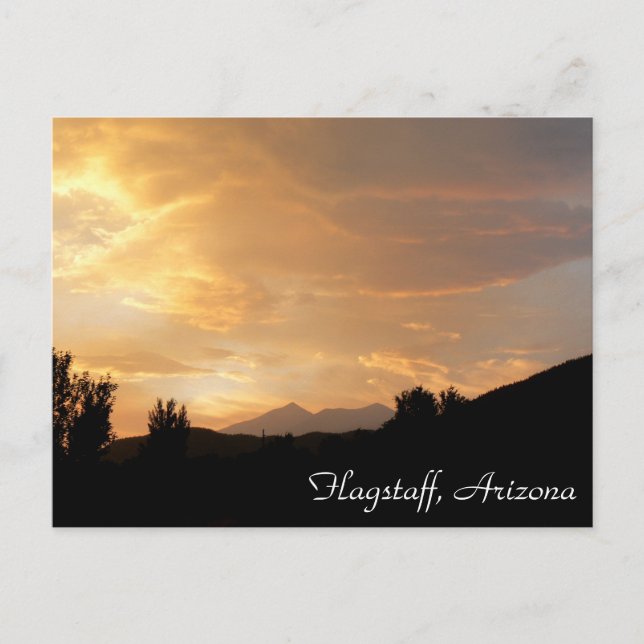 Postal Flagstaff Sunset (Anverso)