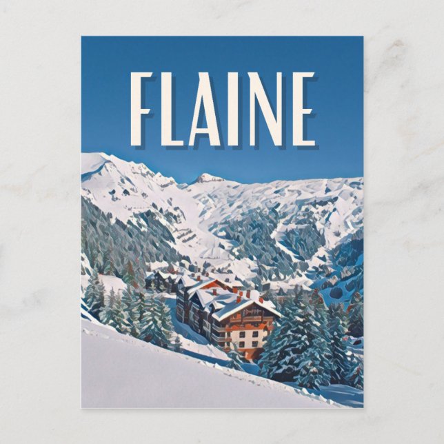 Postal Flaine Station de ski (Anverso)