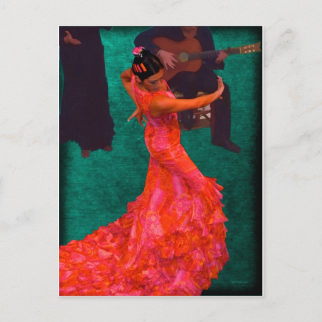Postal Flamenco (Anverso)