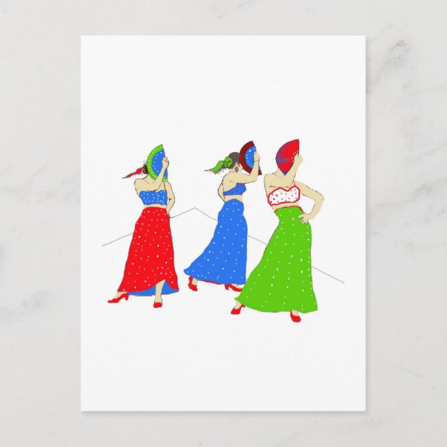 Postal Flamenco (Anverso)