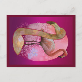 Postal Flamenco Floral