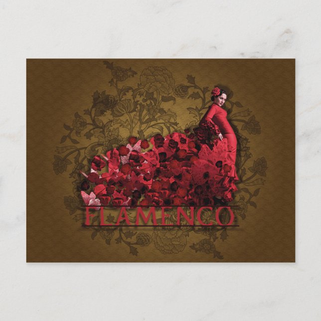 Postal Flamenco - Postcard (Anverso)