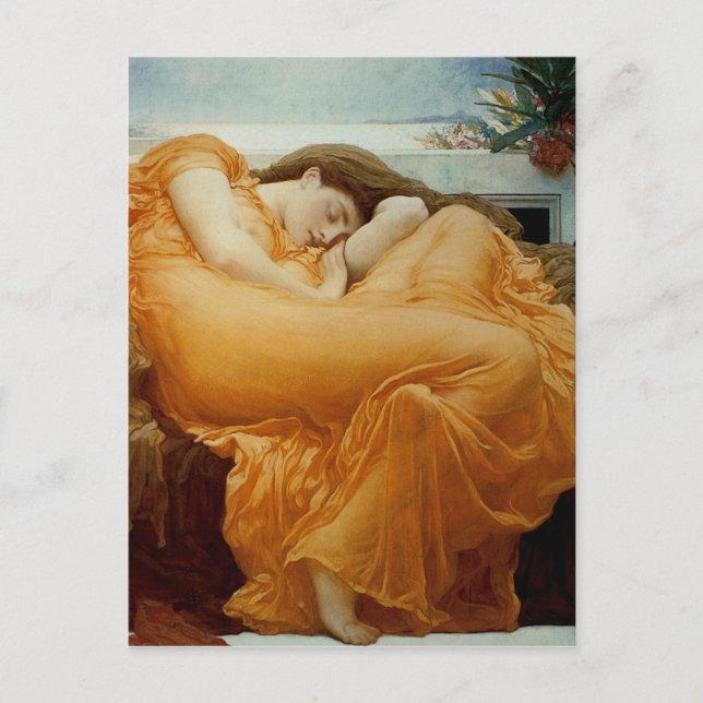 Postal Flaming June (Anverso)