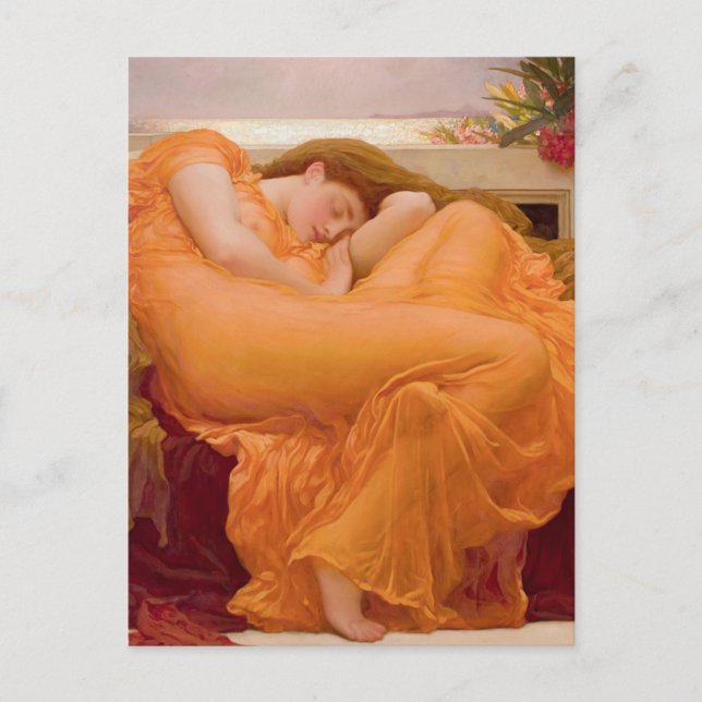 Postal Flaming June Vintage (Anverso)