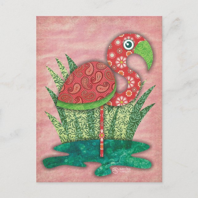 Postal Flamingo (Anverso)