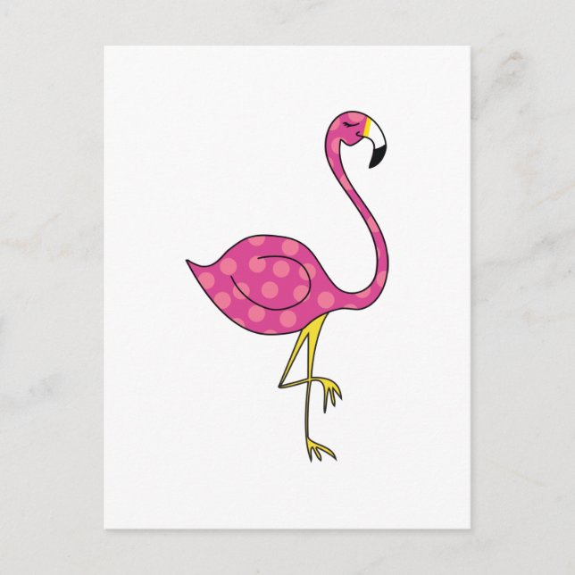 Postal flamingo (Anverso)