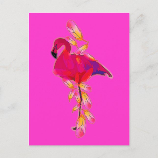Postal Flamingo (Anverso)