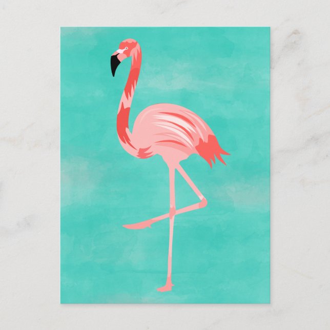 Postal Flamingo (Anverso)