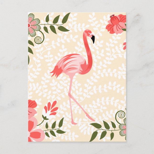 Postal Flamingo Bird (Anverso)