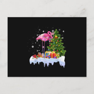 Postal Flamingo Christmas Tree Lights