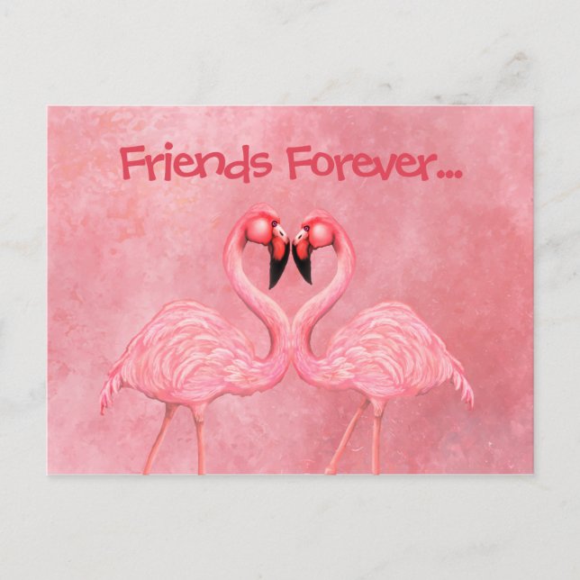 Postal Flamingo Dance (Anverso)