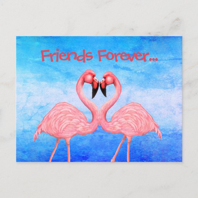 Postal Flamingo Dance (Anverso)